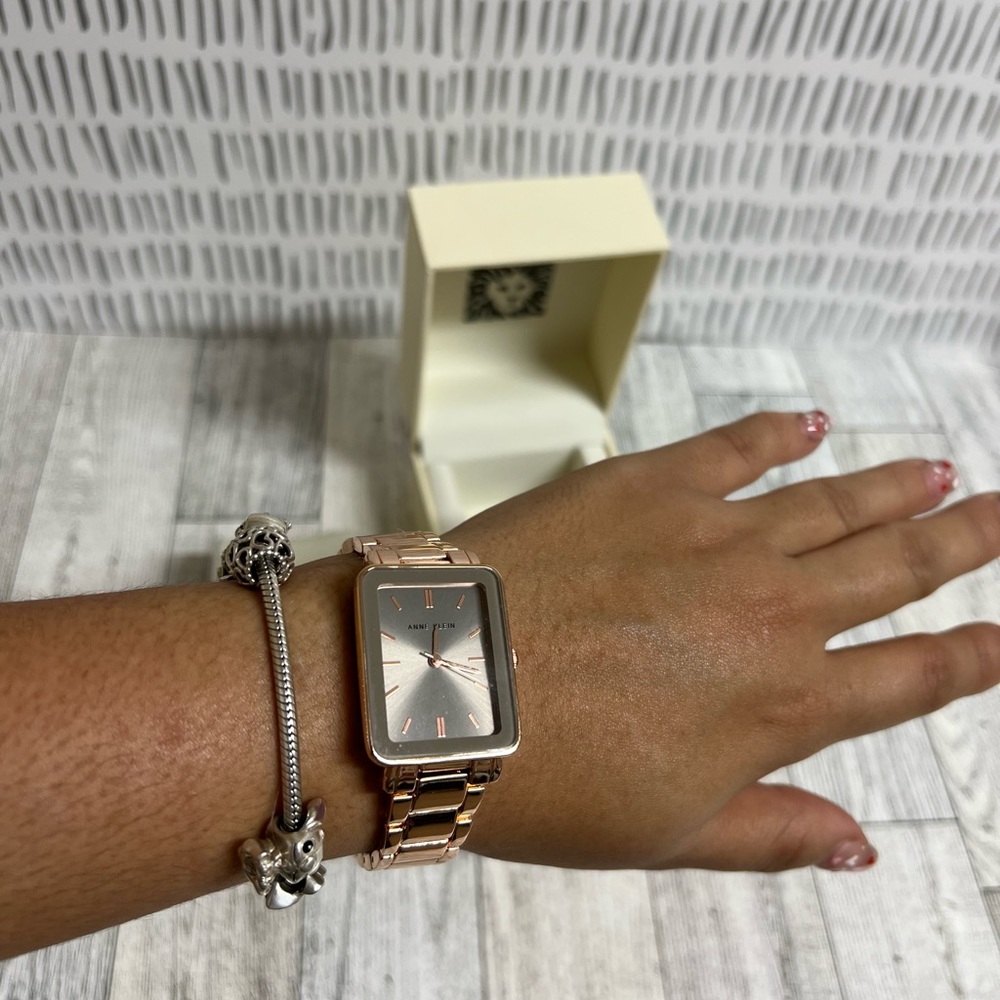 Anne Klein watch bracelet- rose gold with tag